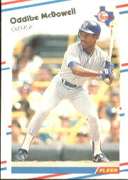 1988 Fleer Baseball Cards      473     Oddibe McDowell